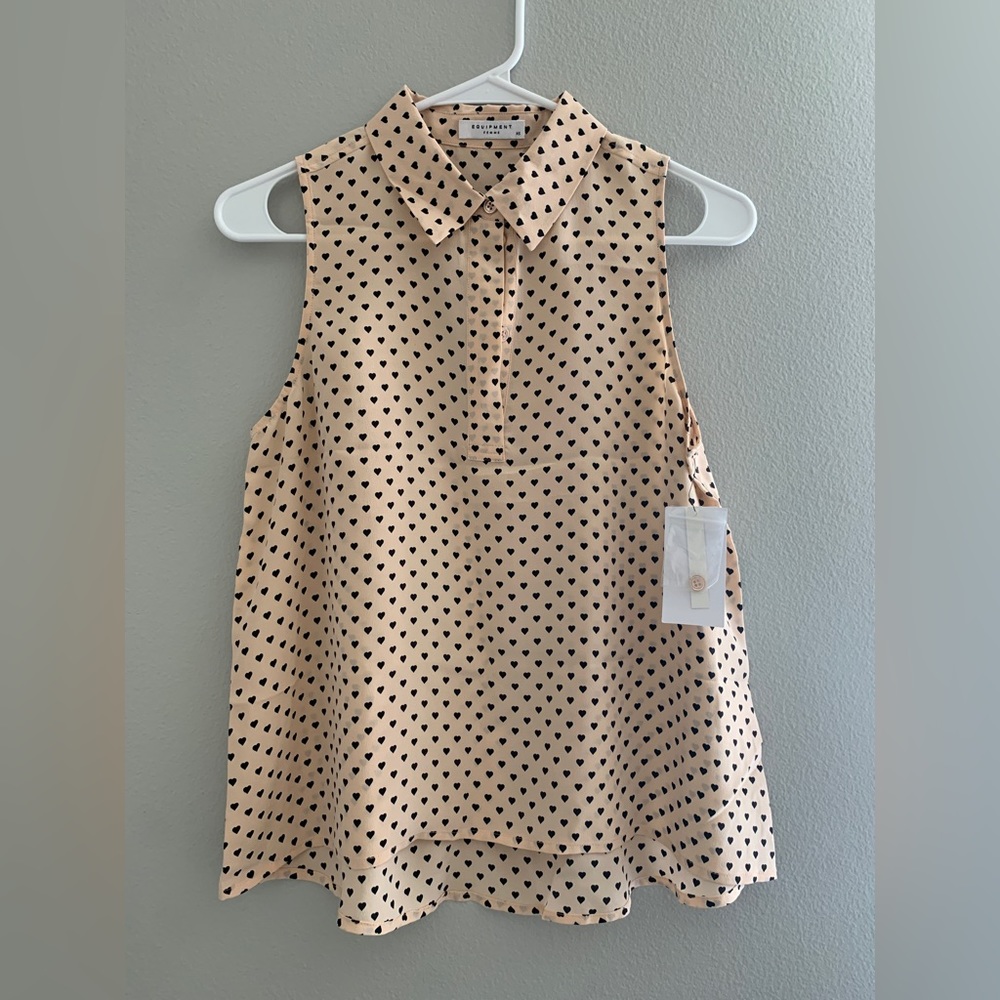 Equipment silk blouse xs